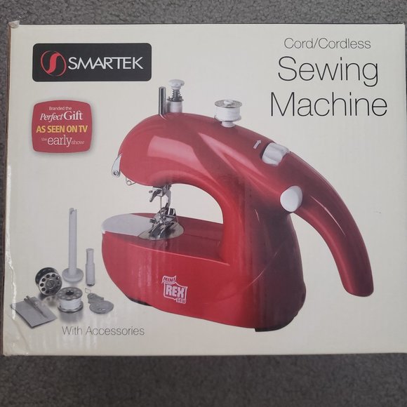 Smartek Cord/Cordless Mini Rex Sewing Machine - Picture 1 of 9